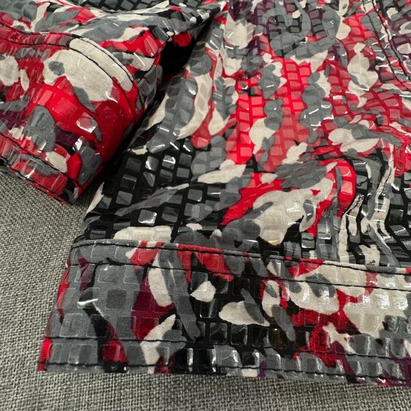 Hearts of Palm Woman Jacket Plus 18W Shiny Retro Stretch Collared Buttons - Picture 4 of 15